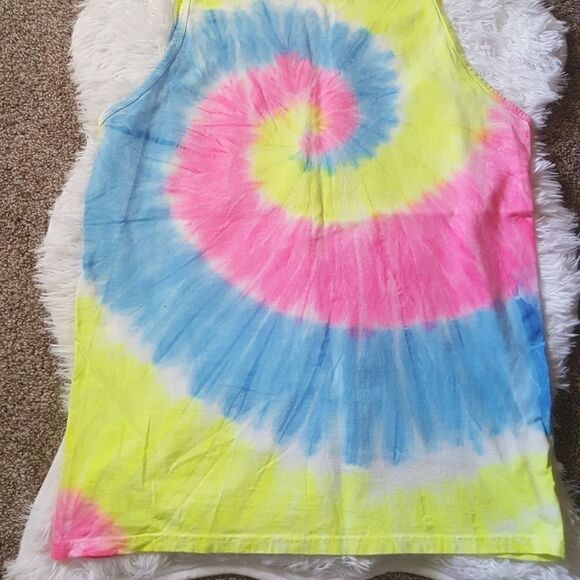 Port & Company tie dye female tank top Medium - Picture 6 of 6